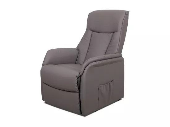 Fauteuil relaxation électrique JUAN coloris taupe