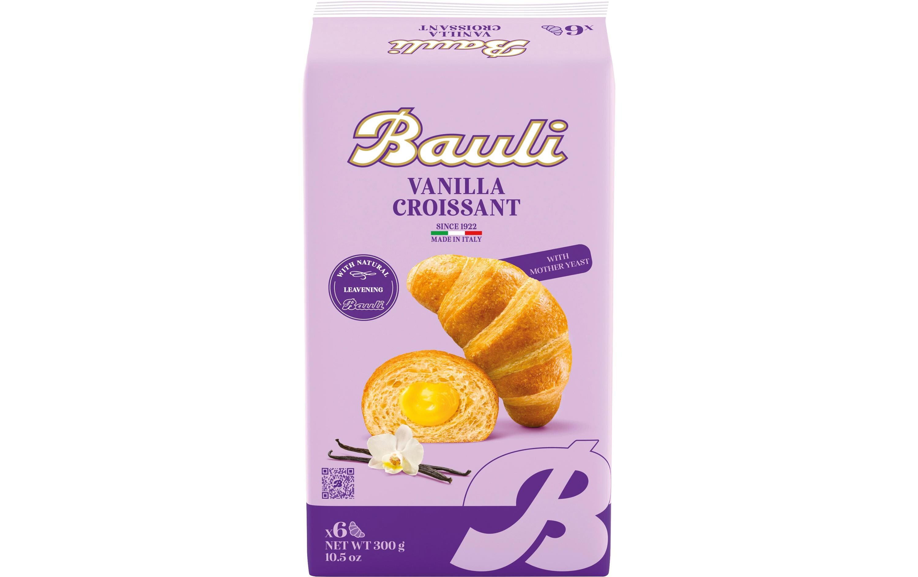 Croissant Vanille 300 gFeines Hefegebäck mit Vanille-Cremefüllung