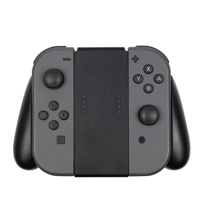 Nintendo Switch / OLED Joy Con Controller Griff Halterung Gamepad Komfort Griff  - Schwarz