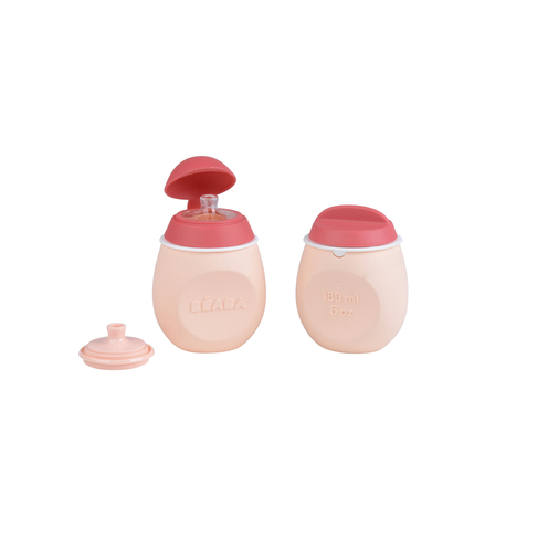 Lot Babypote 2 en 1 et Portion - Pink - BEABA