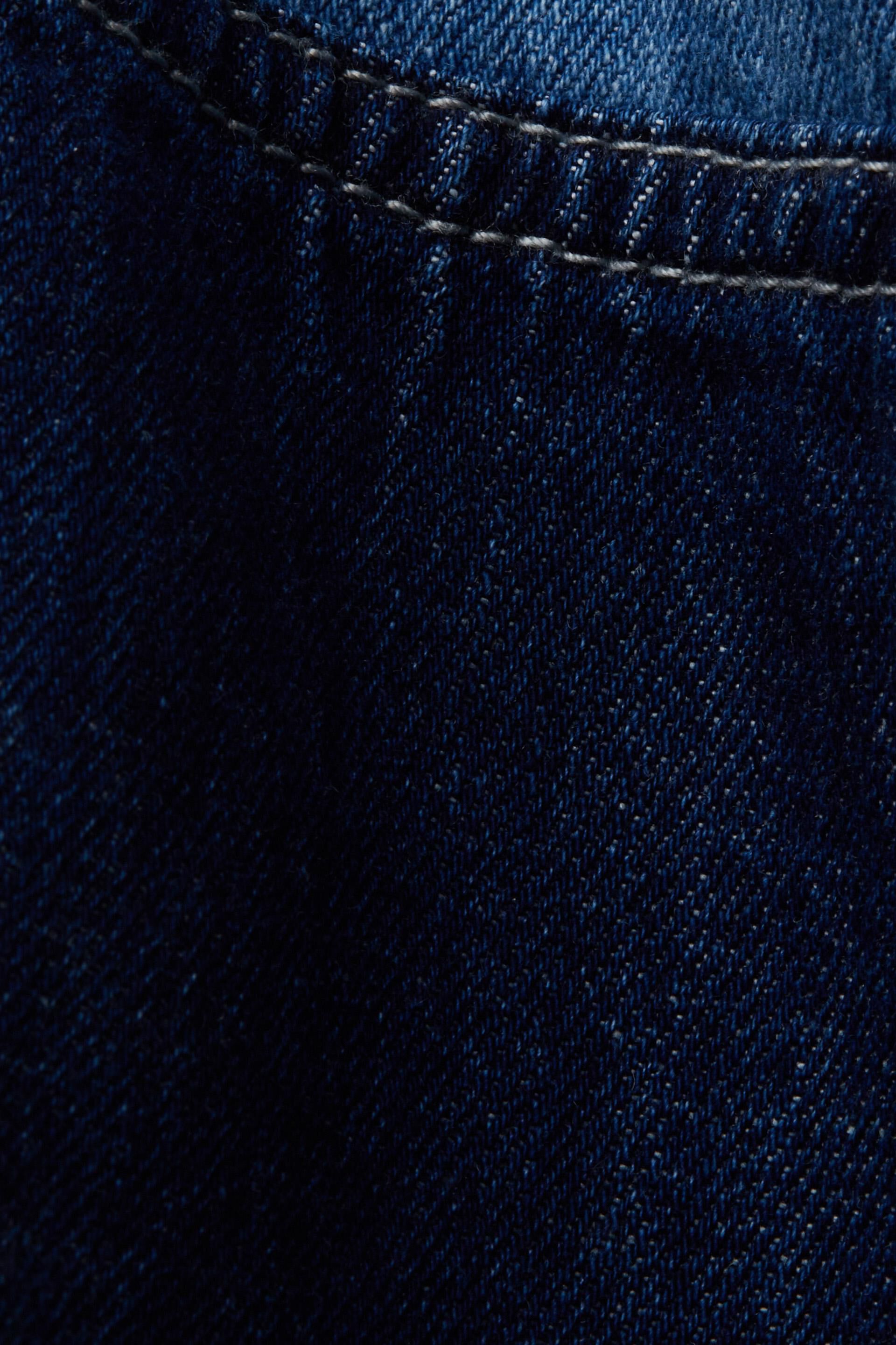 Chemise en jean à motif patchwork, coton mélangé