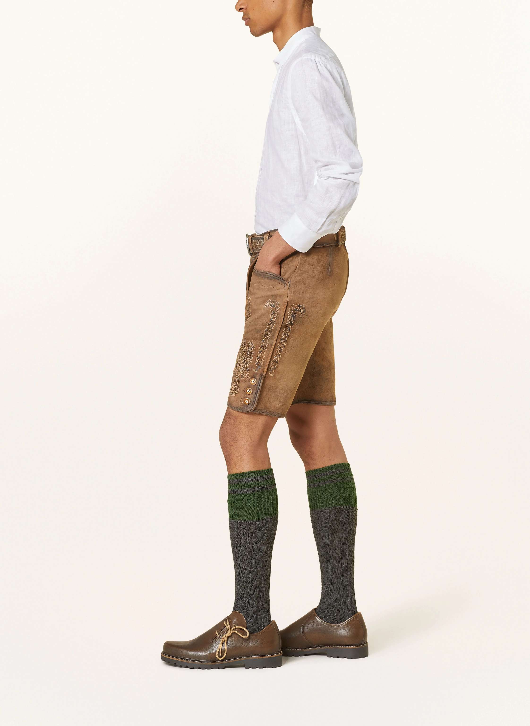 HIRSCHER Trachten-Lederhose SAALBACH