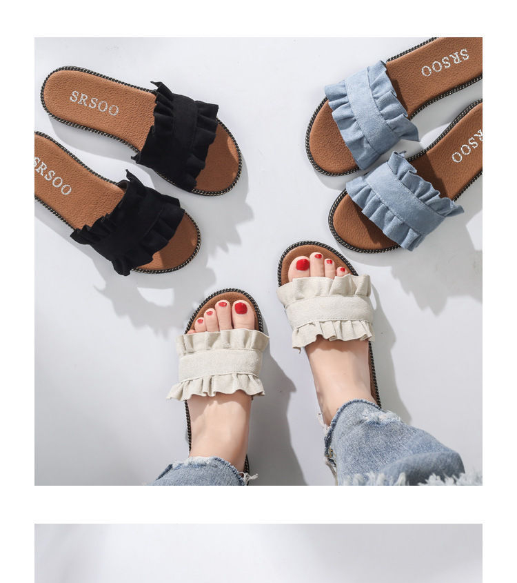 Karlao - Sandalen met ruches