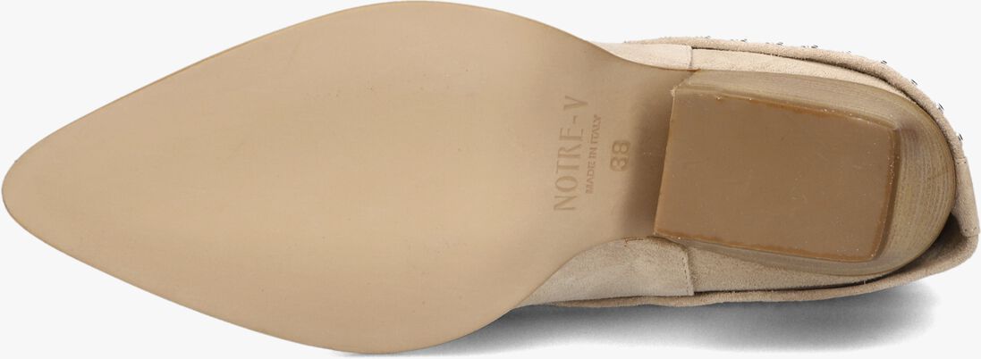 NOTRE-V beige notre-v enkellaarsjes as144