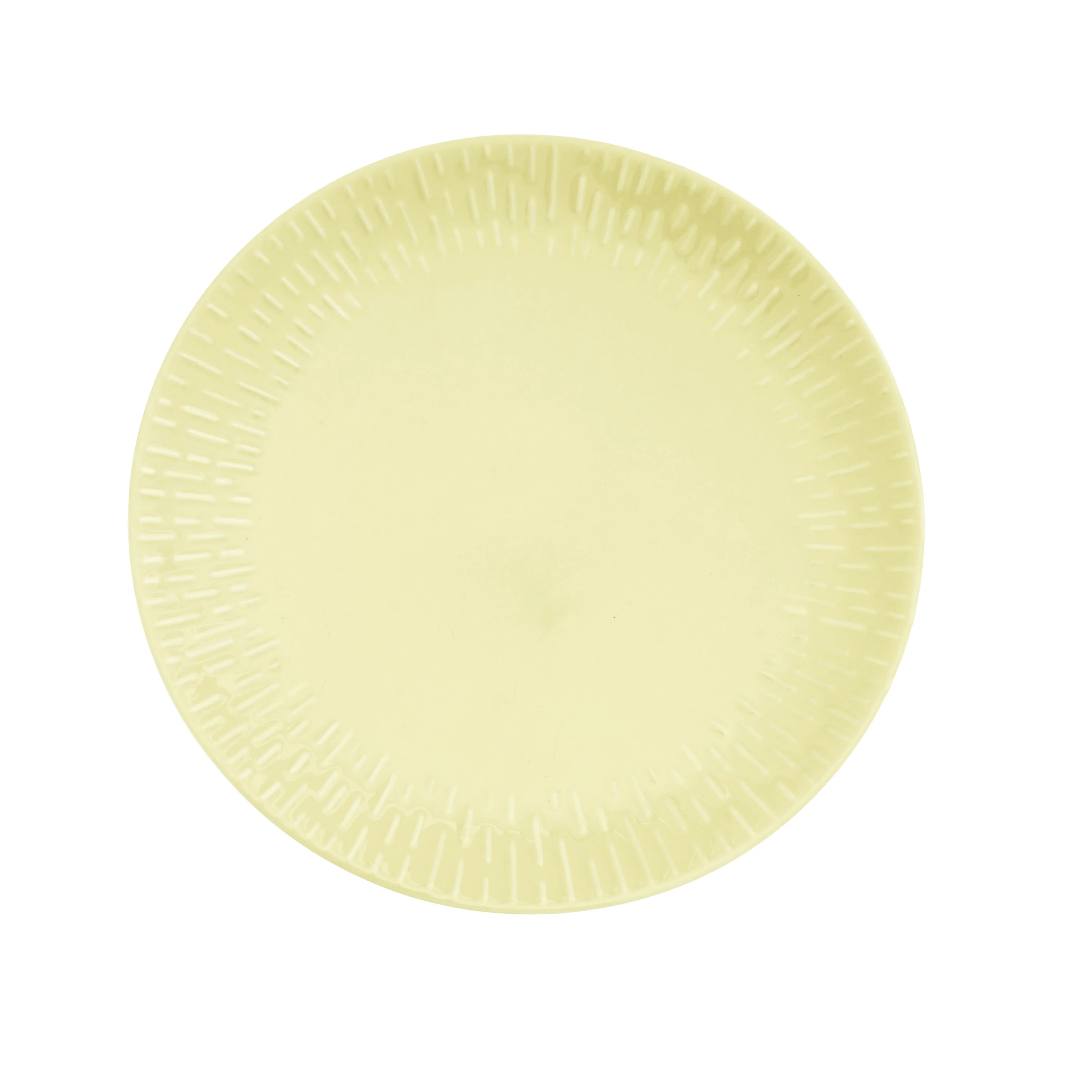 Aida  Confetti Lemon middagstallerken m/relief - Ø27,5 cm.