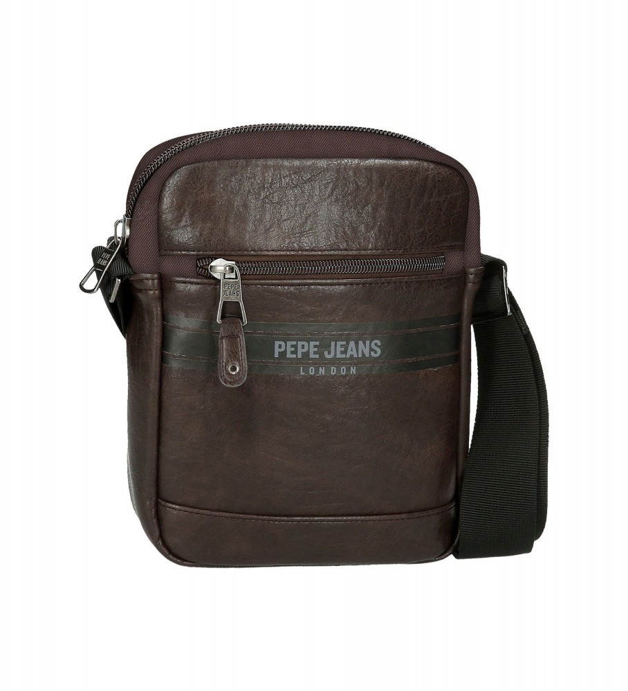 Bolsa de ombro marrom Pepe Jeans Horley