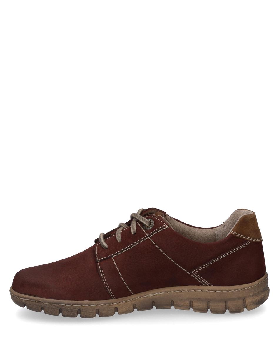 Halbschuh Steffi 59, bordo-kombi