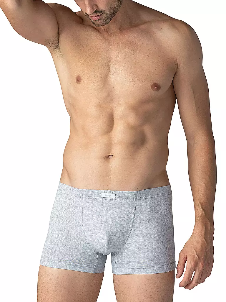MEY Pants light grey melange grau