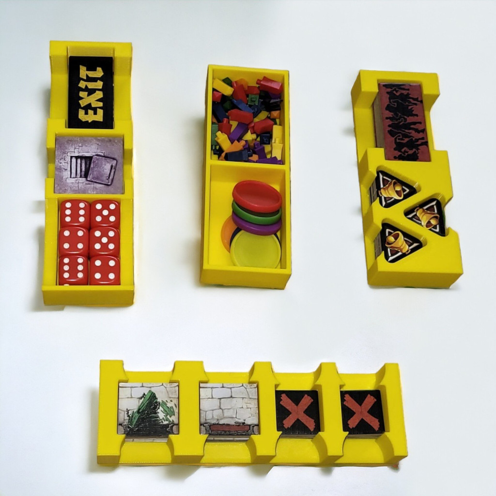Zombicide - Black Plague : Rangement insert jaune compatible