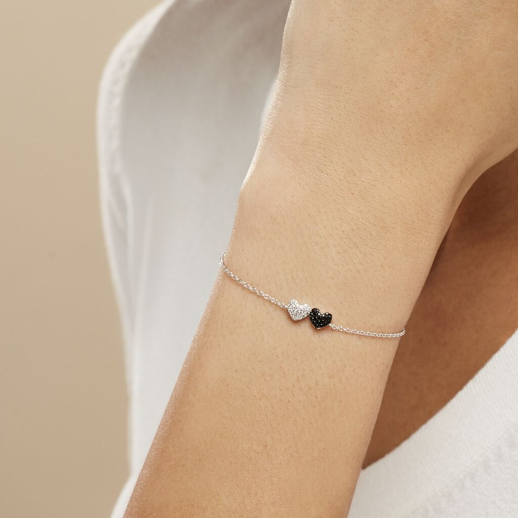 Bracelet Clementine Argent Blanc Oxyde De Zirconium