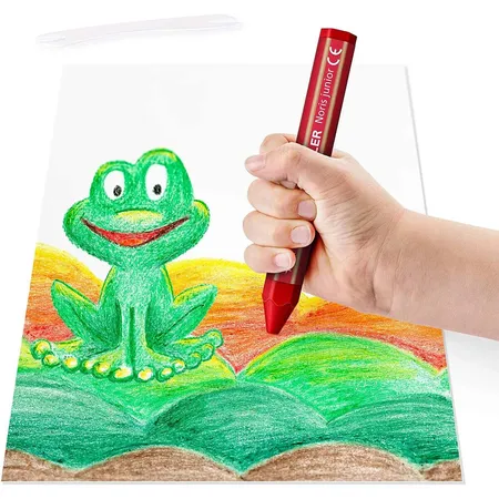 STAEDTLER® Noris® junior 224 Wachsmalkreide, Etui mit 12 Farben