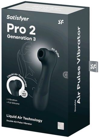 Satisfyer - Pro 2 Generation 3 Luchtdrukstimulator Zwart