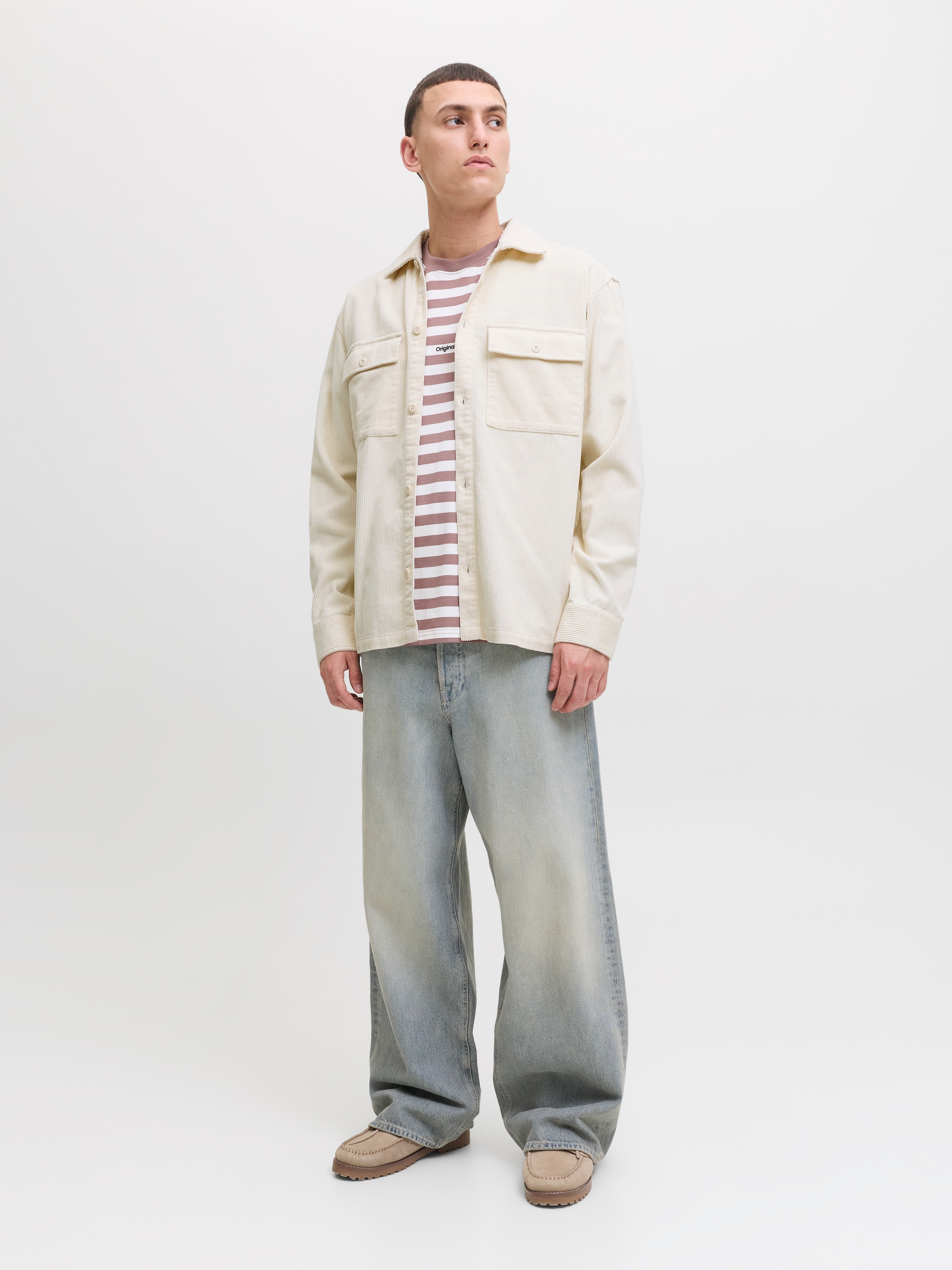 Jack & Jones Langarmhemd »JJEPERFECT CORDUROY OVERSHIRT LS SN«