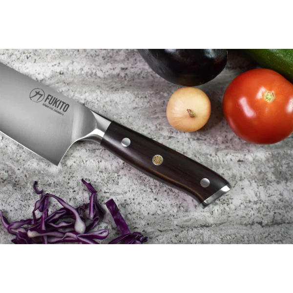Couteau Fukito Ebene X50 modèle chef 21cm Fukito