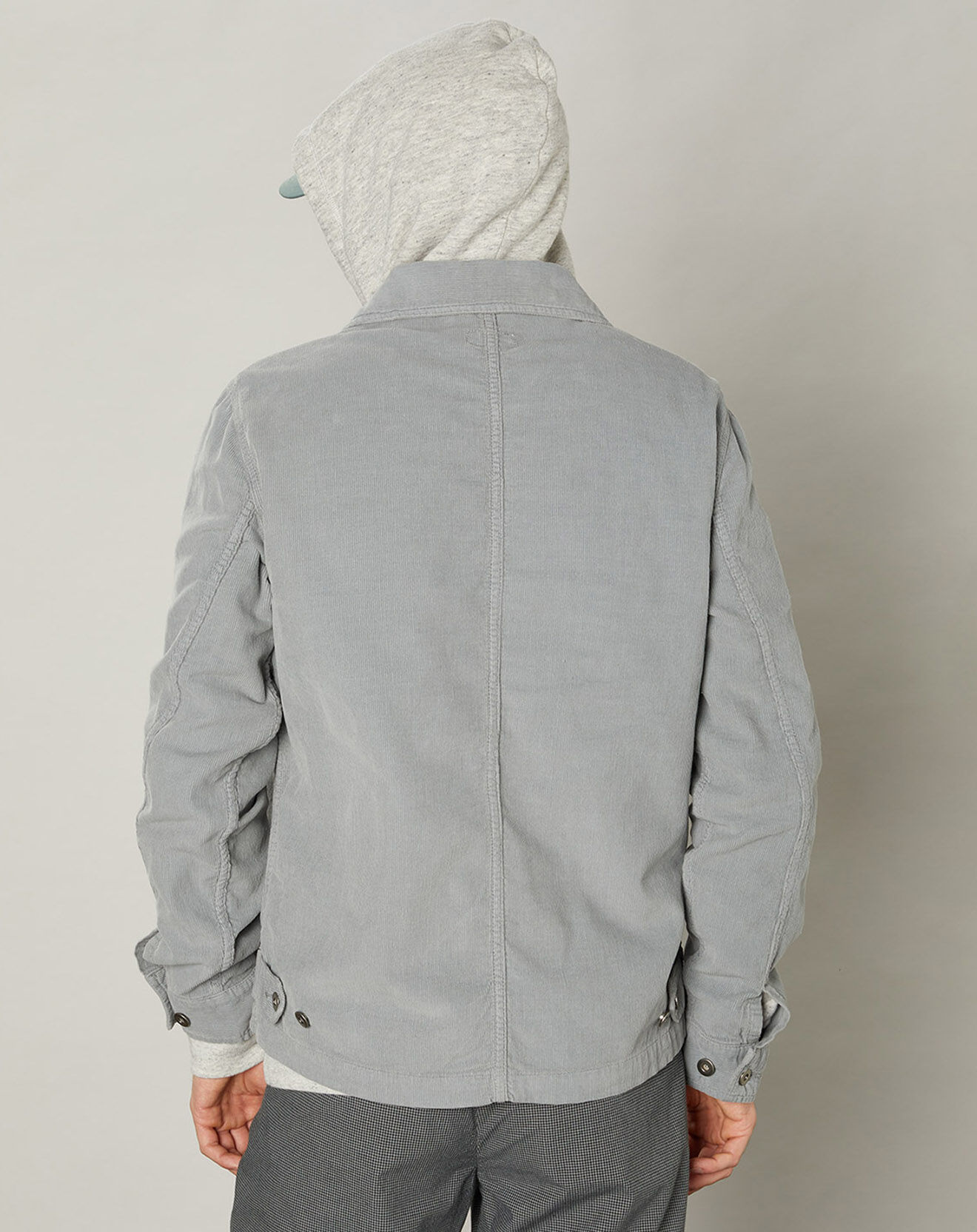 Hartford Veste en Velours Milleraies Damon vert sage