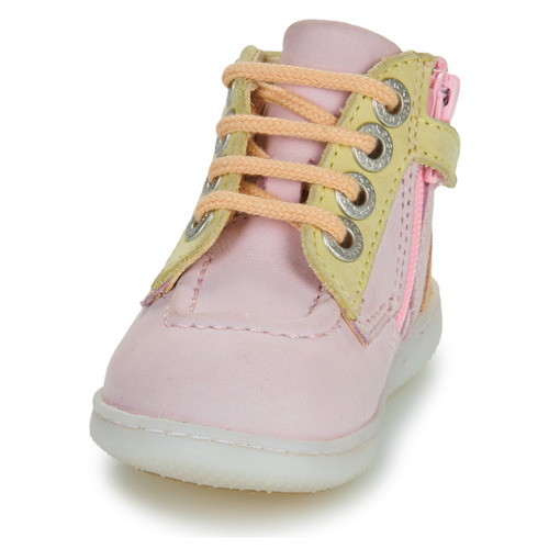 Kickers - KICKICONIC - Rose / Jaune / Abricot