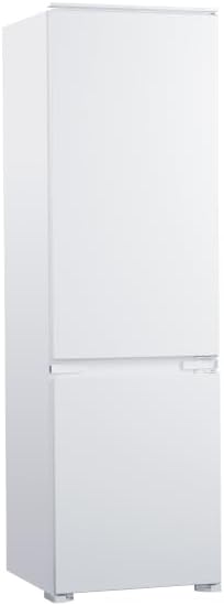 PKM Kühl-Gefrierkombination Einbau KG250.4EEB | 249 Liter Nutzinhalt | 4 Sterne Gefrierfach | Wechselbarer Türanschlag | Höhenverstellbare Füße | 177 x 56 cm Nische | LED Beleuchtung | 39 dB | Weiß