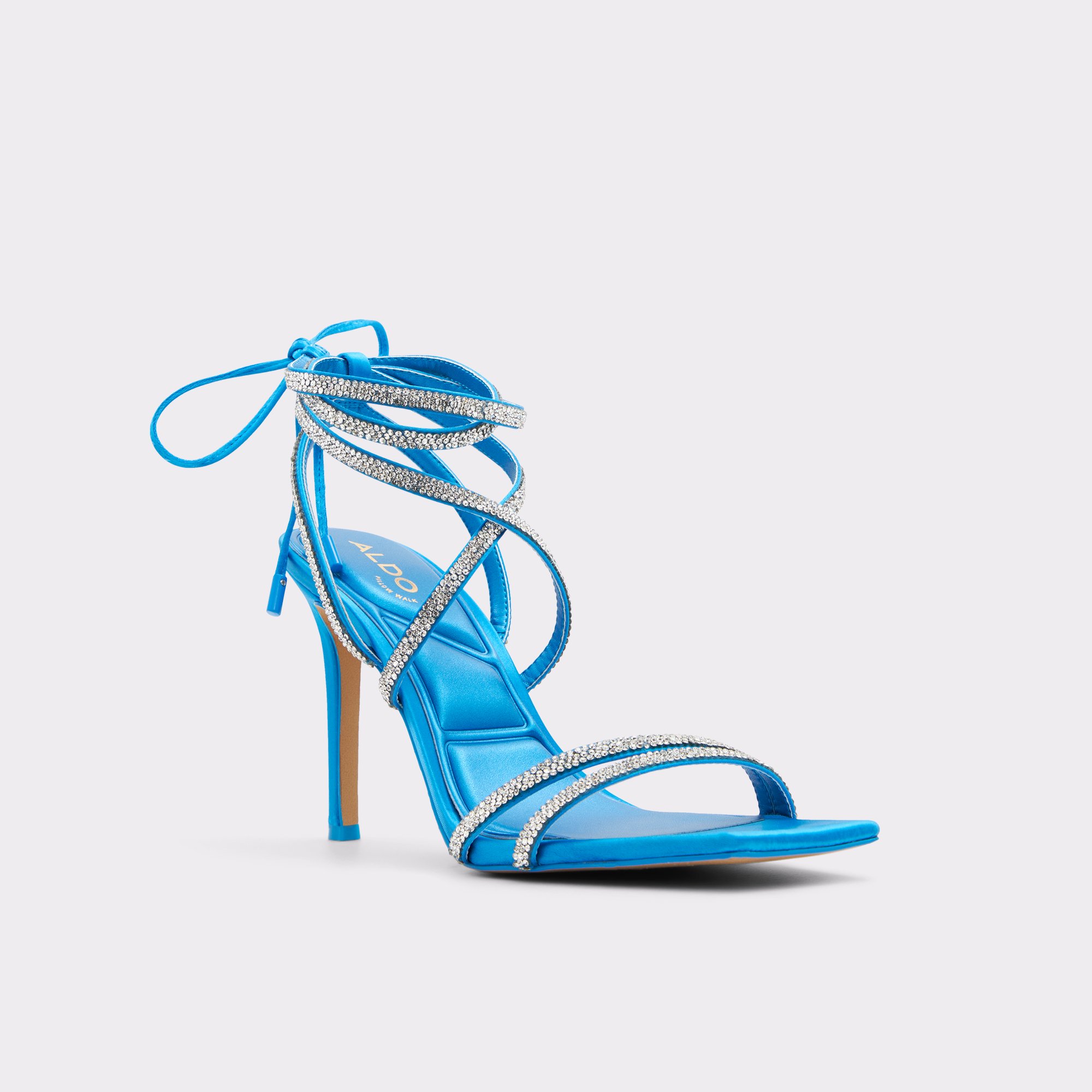 Phaedra Bright Blue Women Strappy Sandals