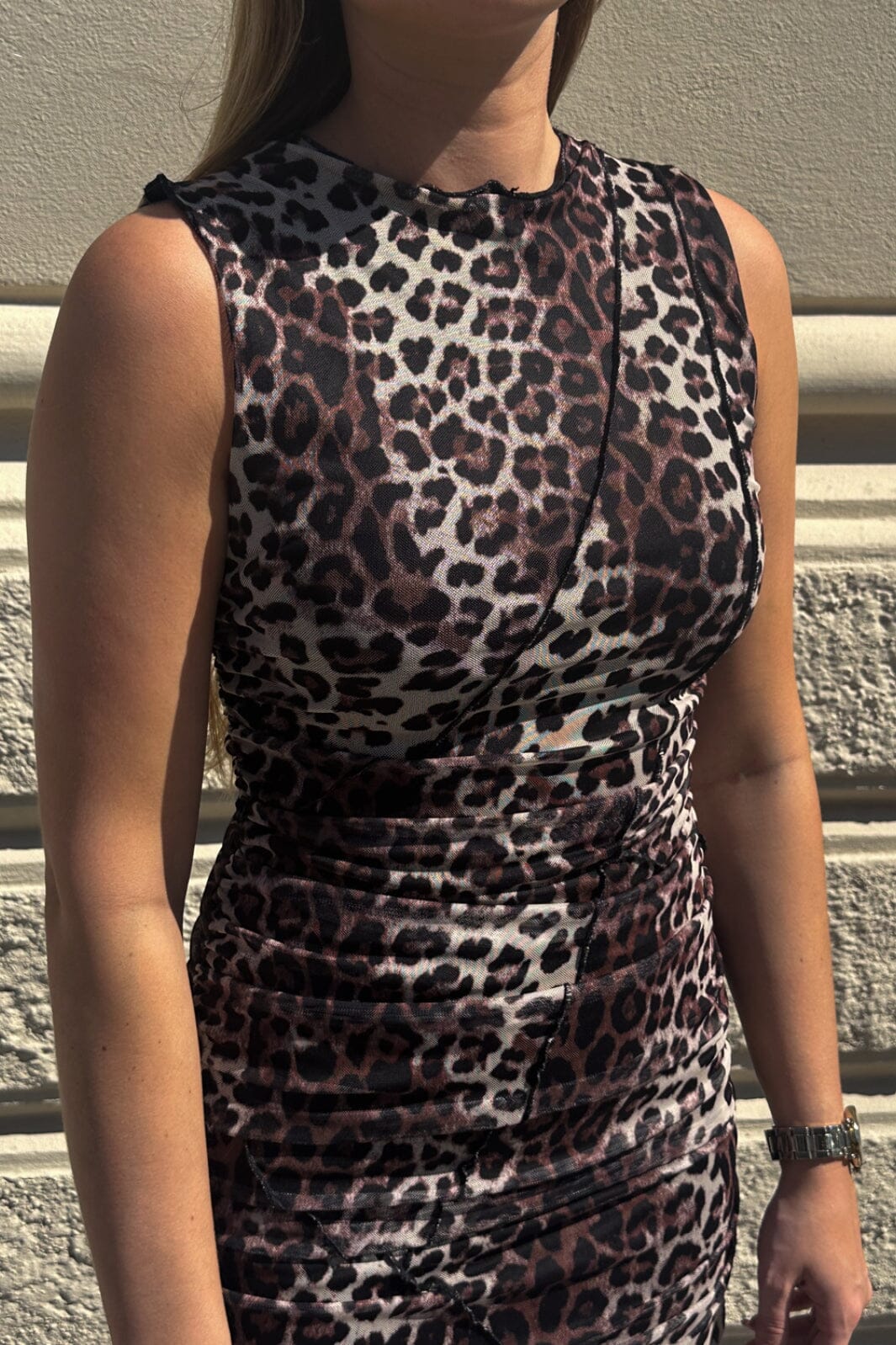 Noella Sutton Short Dress 1237 tawnee print
