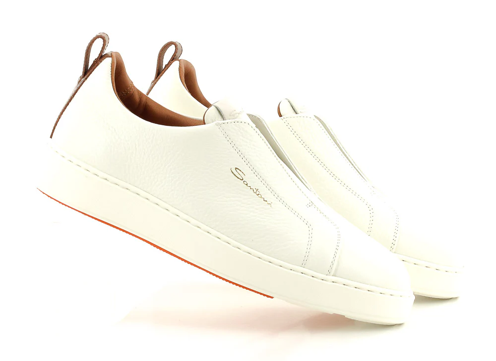 SANTONI - SNEAK AIR 21959 CBE BLANC