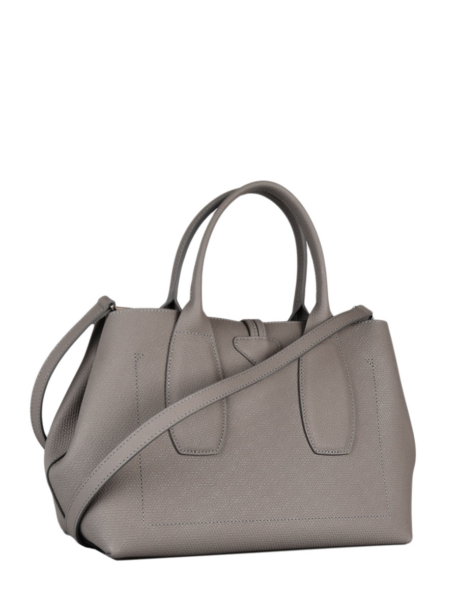 Sac port main M Roseau cuir LONGCHAMP