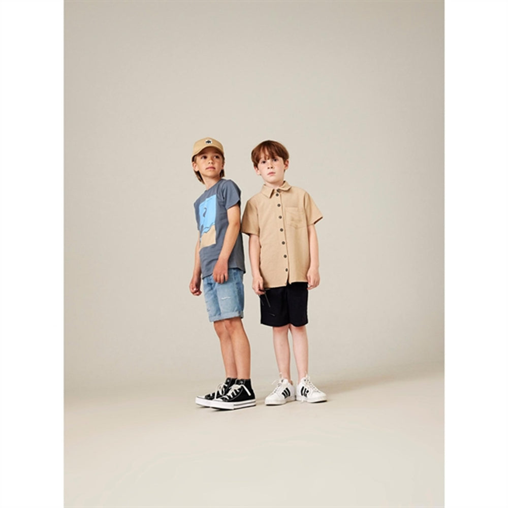 Dark Sapphire Silas Slim Twill Shorts