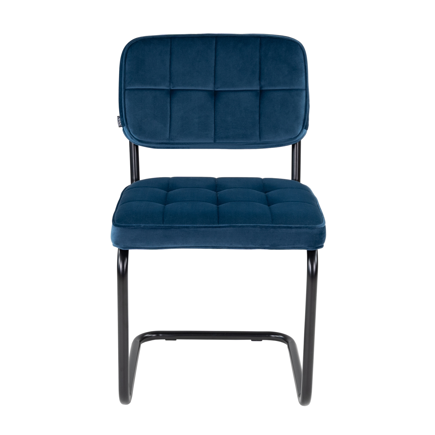 Kick buisframe stoel Ivy - donkerblauw