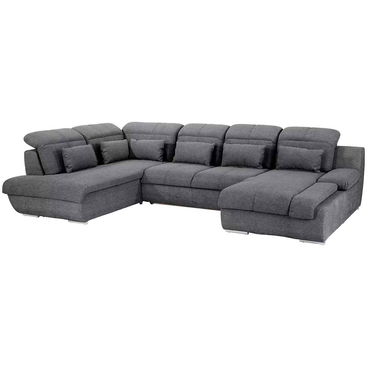 Wohnlandschaft Multi 301 x 135 Dunkelgrau