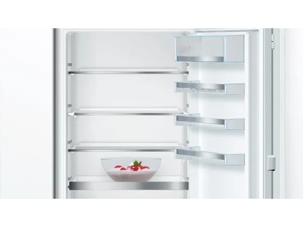 Bosch Serie | 6 KIS86AFE0 - Køleskab/fryser - bund-fryser - til indbygning - niche - bredde: 56 cm - dybde: 55 cm - højde: 177.5 cm - 266 liter - Klasse E
