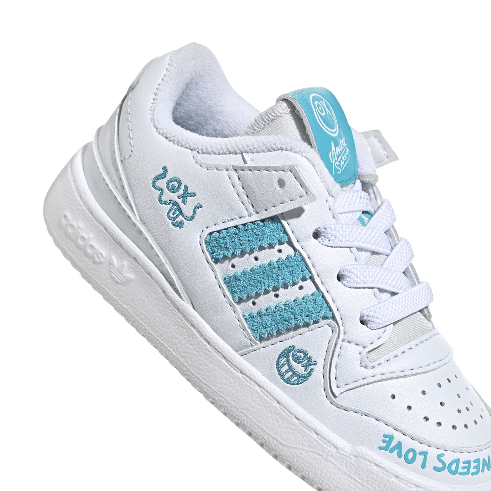 FORUM LOW EL I - Baskets basses en cuir | Blanc