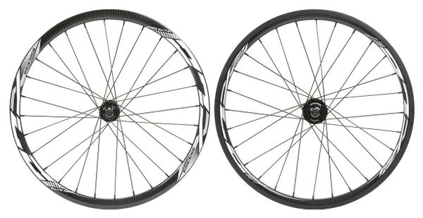 Paire de Roues Excess XCL-3 Mini/Expert 20'' | 10 mm | 28 Trous Noir