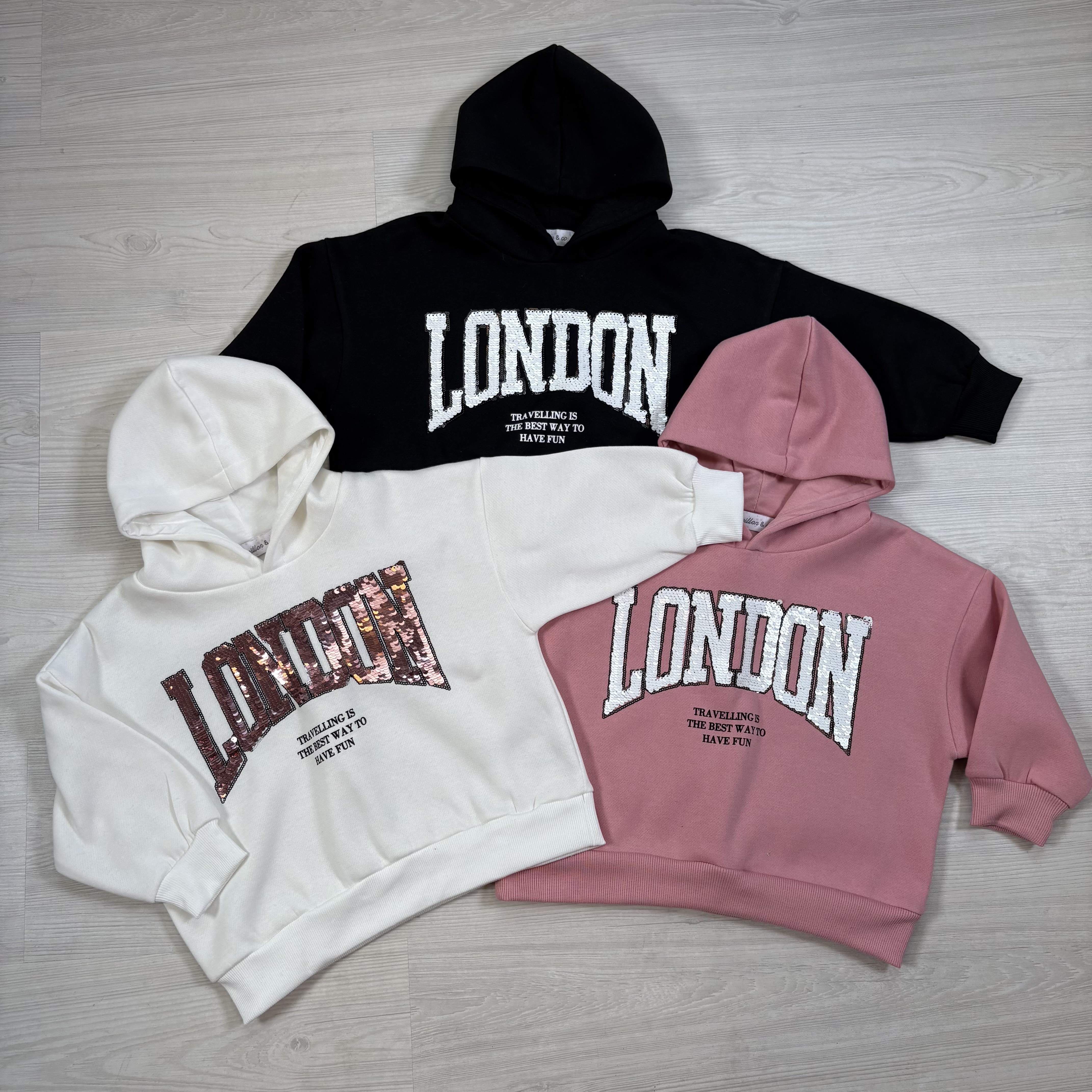 Hooded London sweater