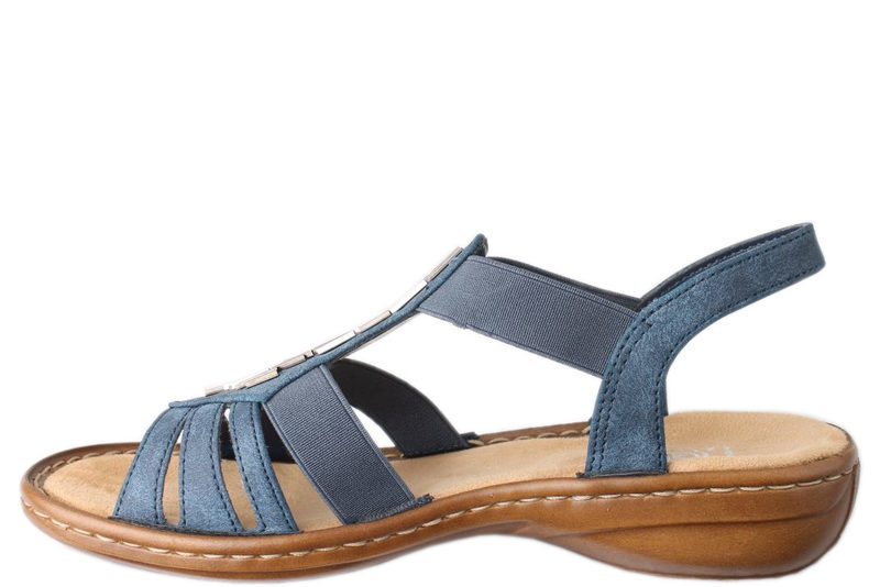 RIEKER SANDAL BLÅ