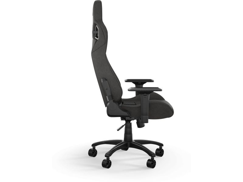 Corsair Gaming-Stuhl T3 Rush (2023) Schwarz Ergonomischer Racing-Gaming-Stuhl mit einer Belastbarkeit von bis zu 120 kg