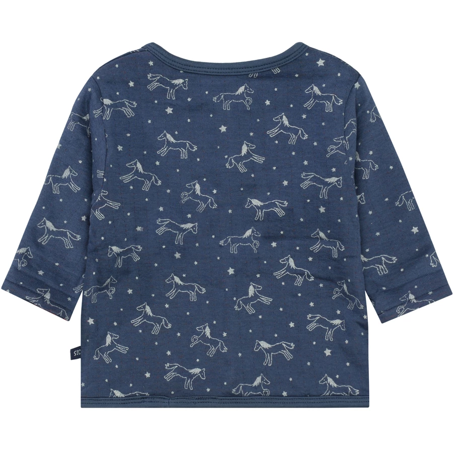 STACCATO Girls Wendejacke soft marine gemustert