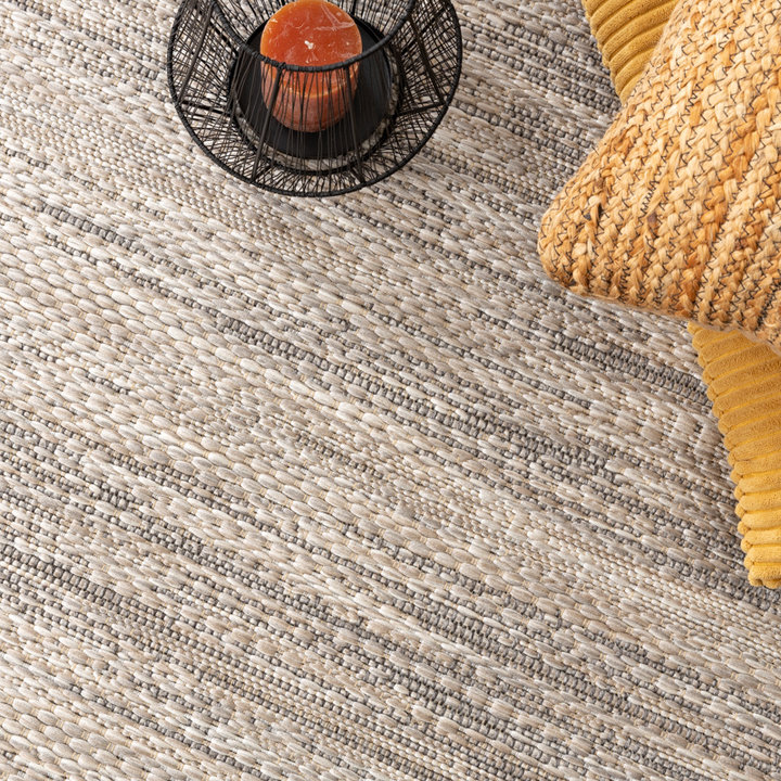 Buiten vloerkleed - Zanzi Melange Zand | Natuurlijk design!