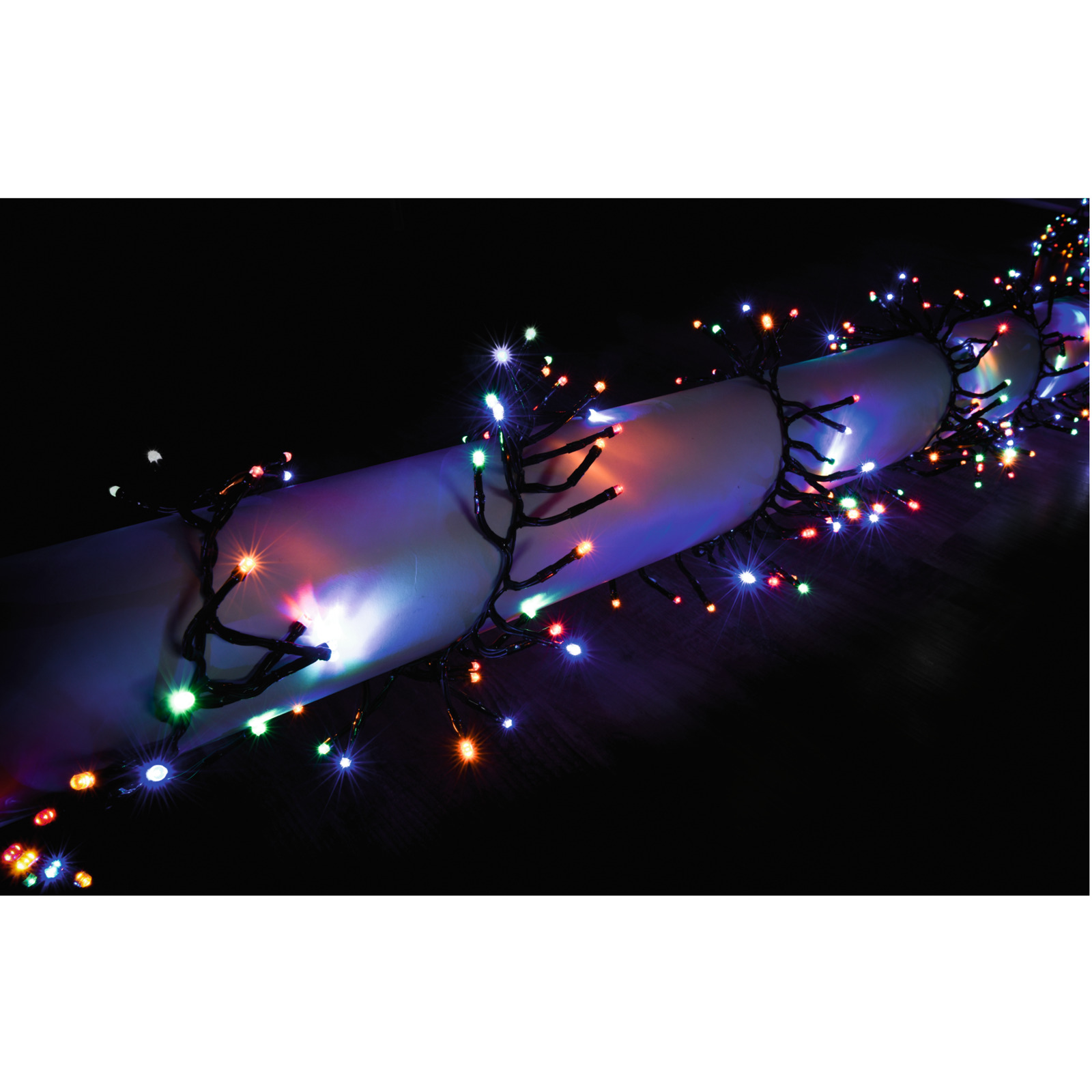 Lichterkette Cluster 800 LED multicolor, 8 m