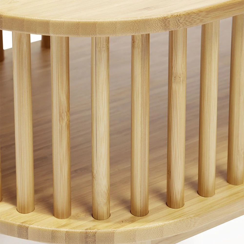 Table basse Gaïa bambou naturel - L100xP39xH36,5 cm