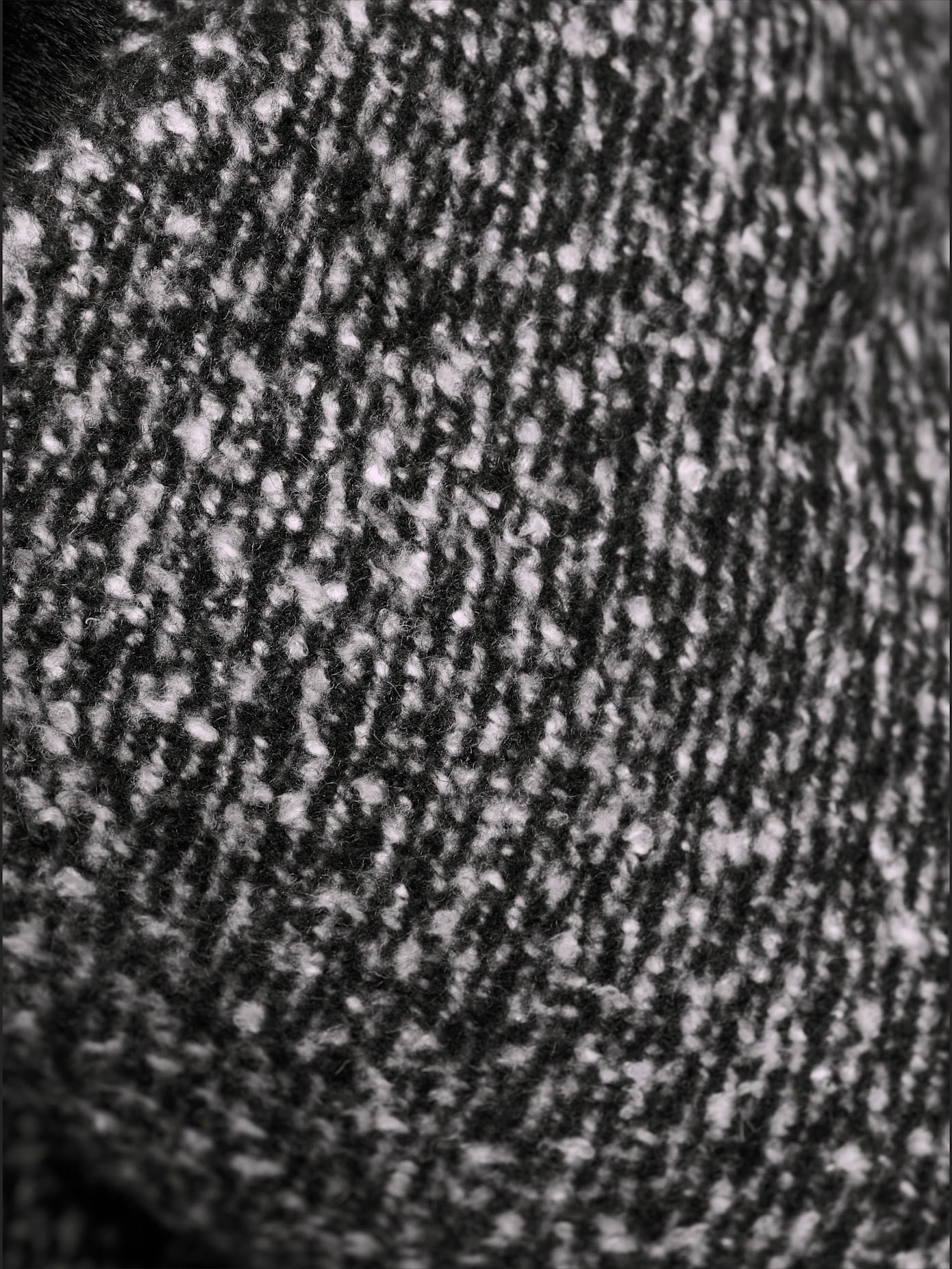 Manteau aspect bouclé élégant