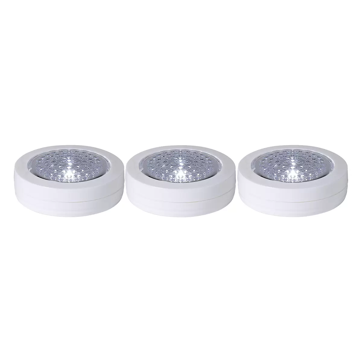 Push-Lights 3er-Set weiss