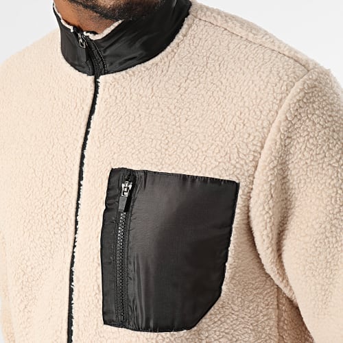 Veste Polaire Zippée Just Beige