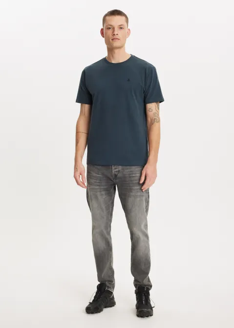 Peach t-shirt blauw (PETROL)