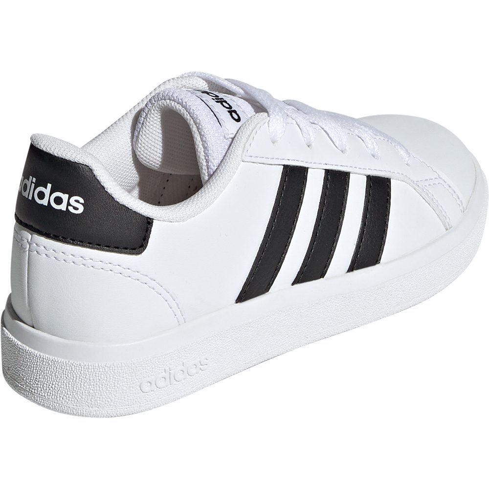 adidas Grand Court 2.0 Tennis Lace-Up Sneaker Kinder footwear white
