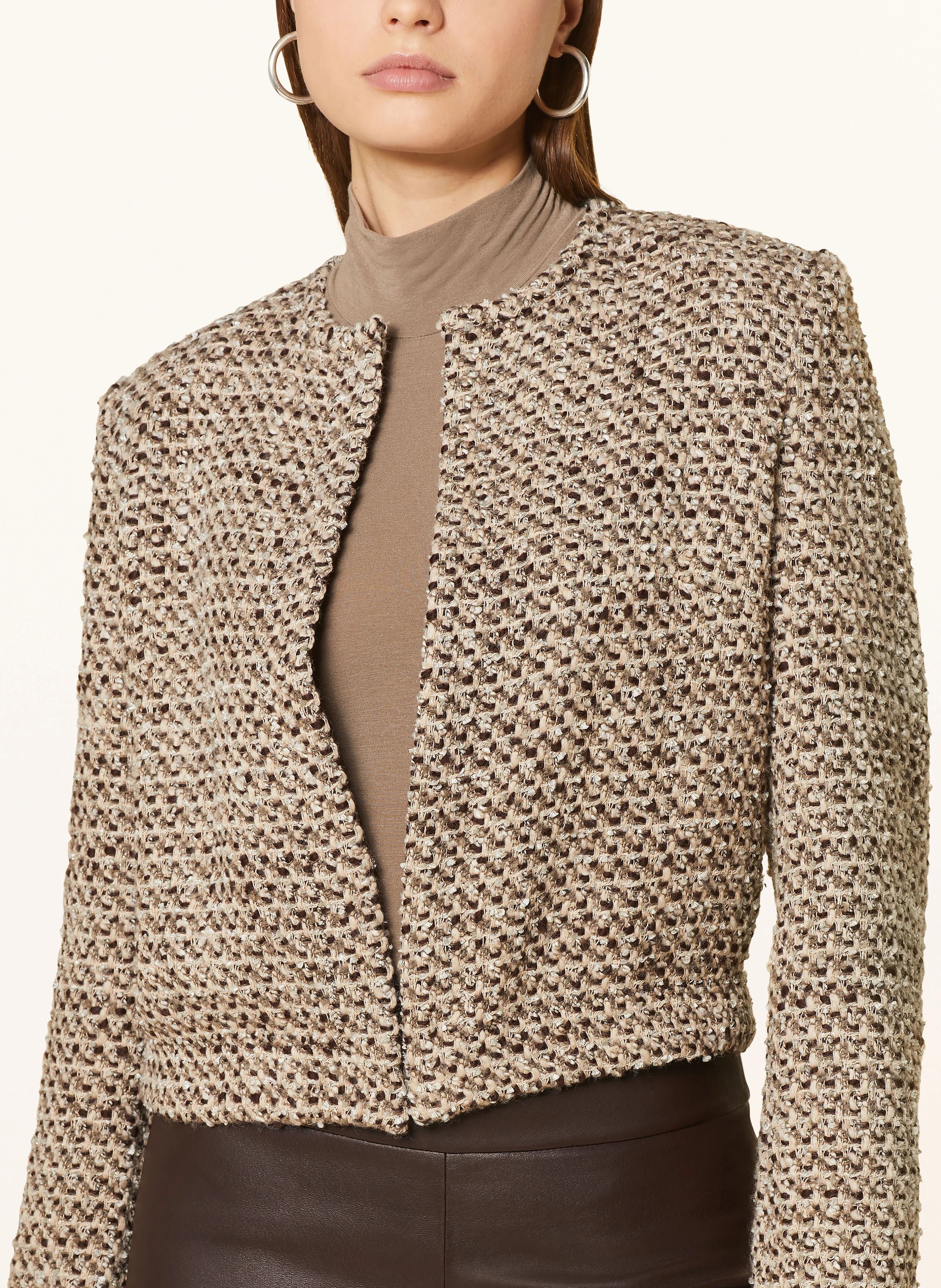 RIANI Bouclé-Jacke mit Glitzergarn