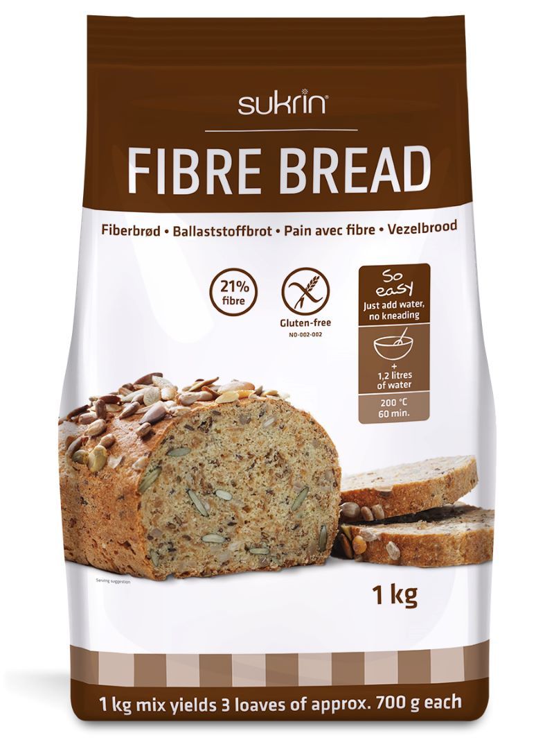 Sukrin Fiberbrød 1 kg
