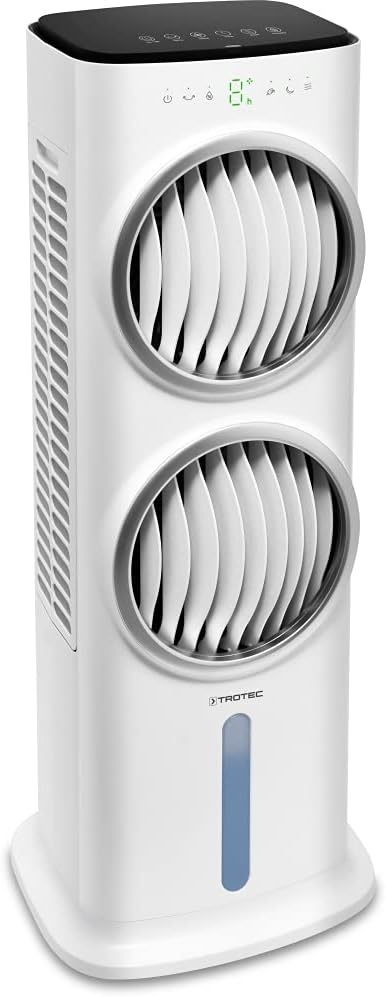 TROTEC PAE 45 4-in-1-Luftkühler Aircooler, Luftkühler Luftbefeuchter mobiles Klimagerät Klimaanlage Ventilator Lufterfrischung Verdunstungskühlung 10 l Tank