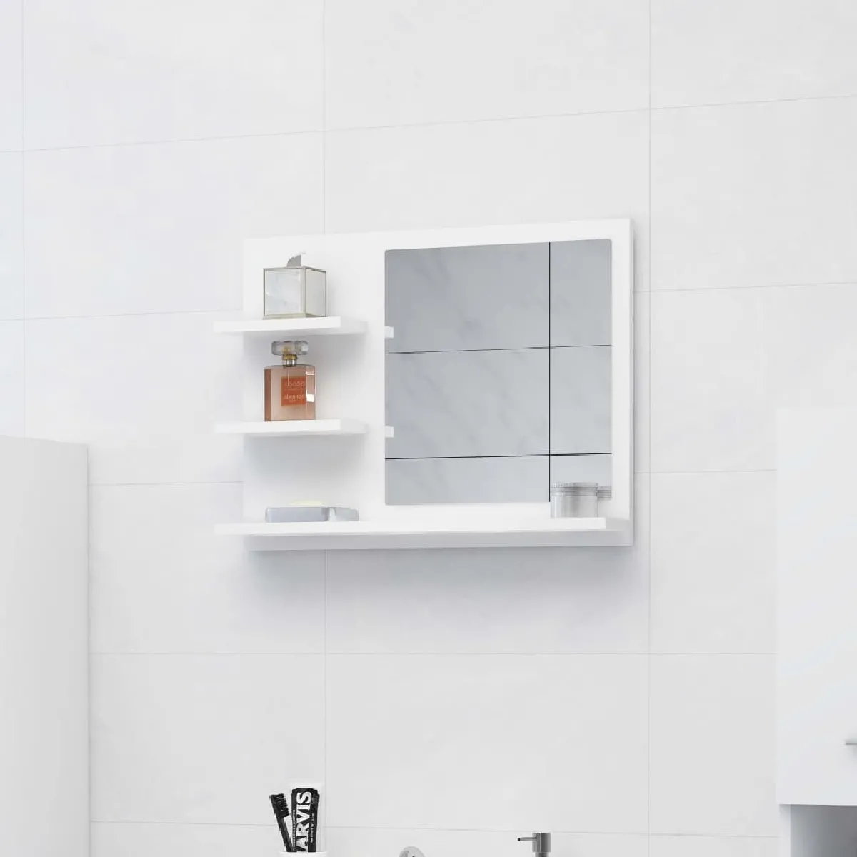 Miroir de salle de bain Vidaxl - Blanc