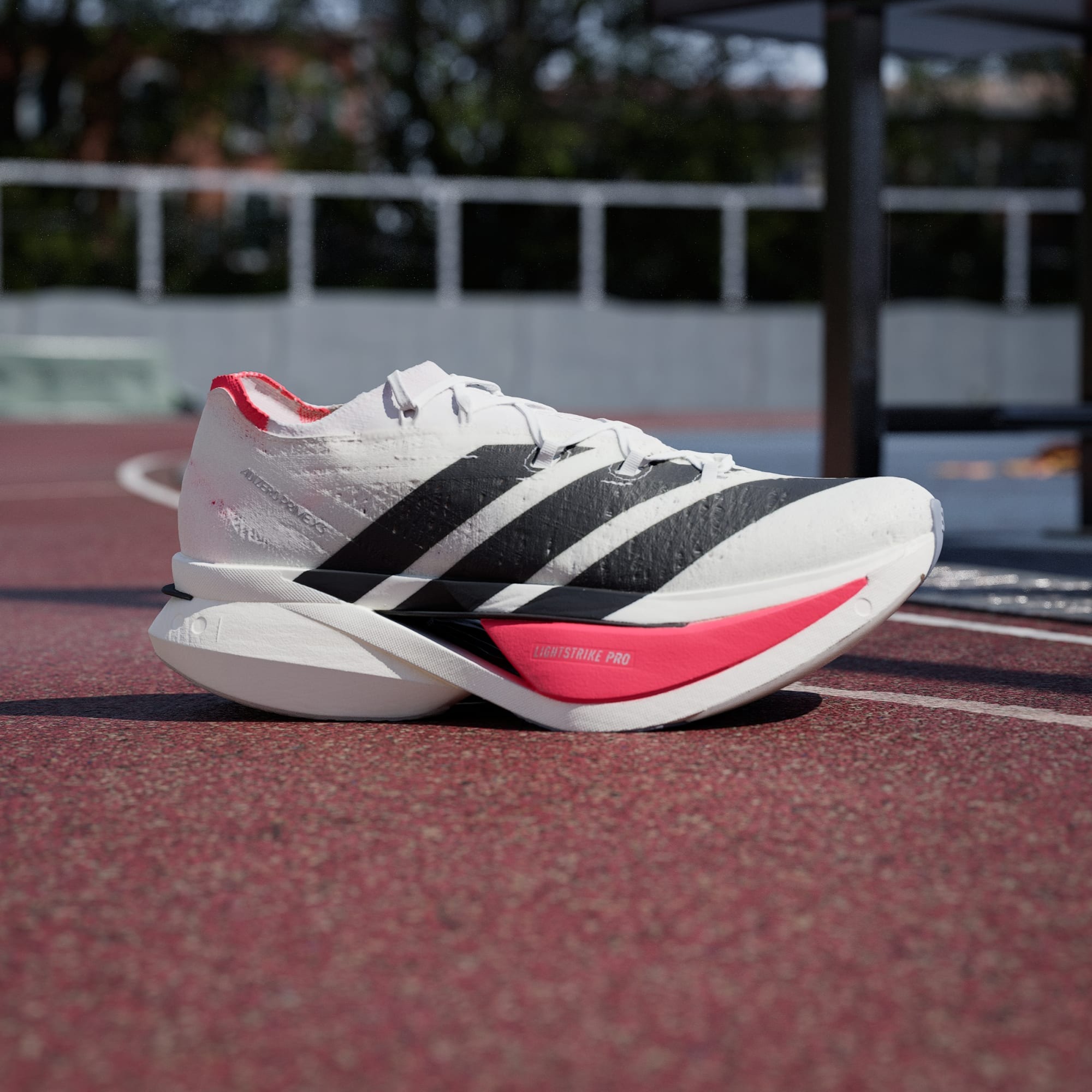 Adizero Prime X 3 Strung Unisex Cloud White/Core Black/Lucid Red