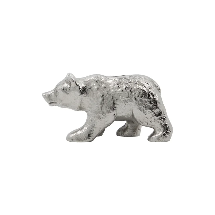 House Doctor - Polar Kerzenständer, Antik-Silber