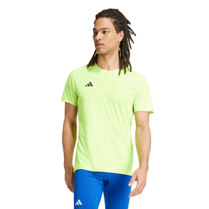 adidas Herre T-shirts Adizero T-shirt Gul